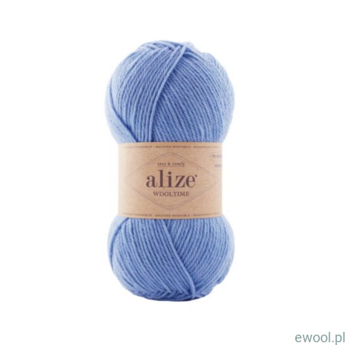 Włóczka Wooltime Alize kolor 432 niebieski