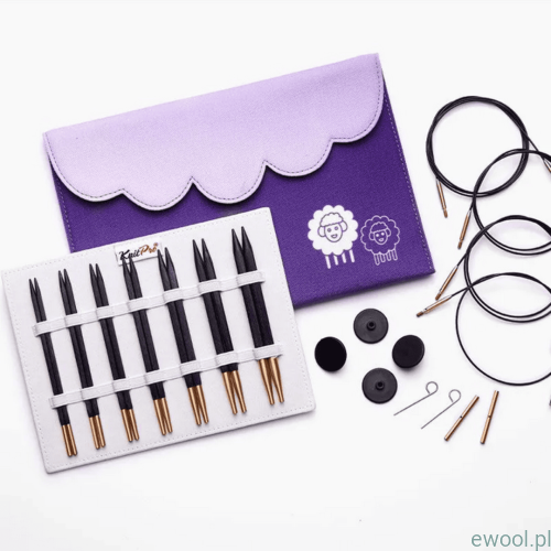 Zestaw drutów KnitPro J'adore Cubics Deluxe Interchangeable 13 cm