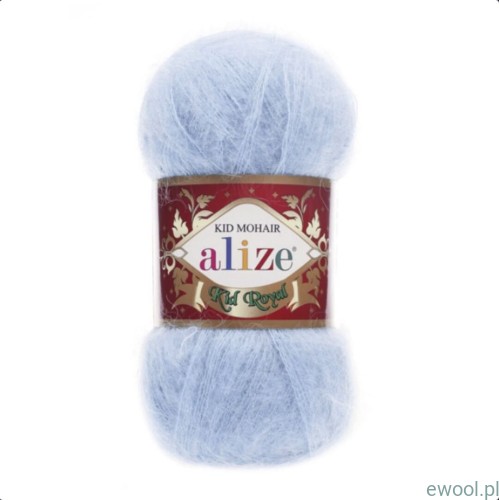 Włóczka Kid Royal 50 Alize kolor 183 niebieski 50 g