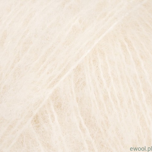 Włóczka Drops Brushed Alpaca Silk kolor 01 ecru