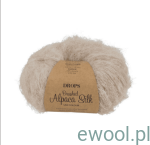 Włóczka Drops Brushed Alpaca Silk kolor 04 jasny beż