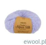 Włóczka Drops Brushed Alpaca Silk kolor 17 jasna lawenda