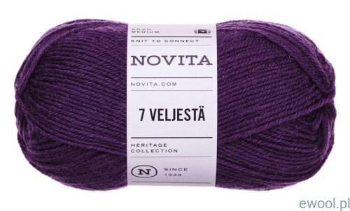 Włóczka 7 Veljesta Novita kolor 777 Crocus