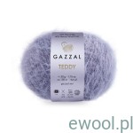 Włóczka Teddy Gazzal kolor 6532 szary