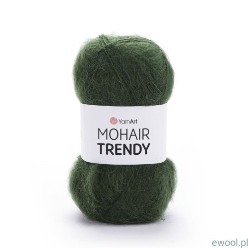 Włóczka Mohair Trendy kolor 111 zielony