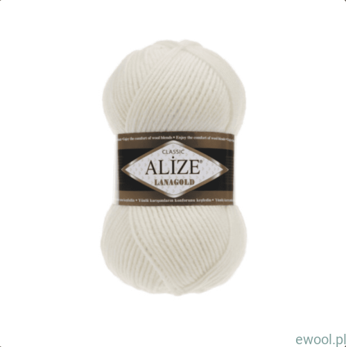 Włóczka Lanagold Classic Alize kolor 62 kremowy