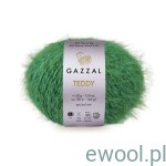 Włóczka Teddy Gazzal kolor 6559 zielony