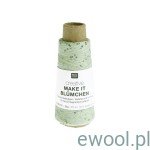 Włóczka Creative Make It Blümchen Rico Design kolor 013 miętowy jasny z cekinami