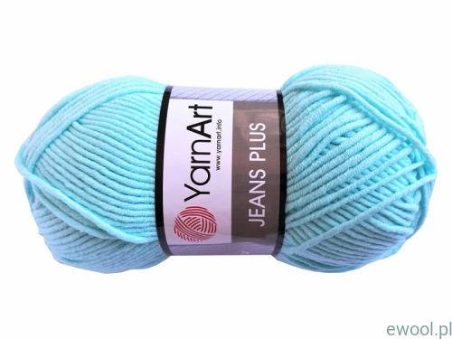 Włóczka - Jeans - Plus - YarnArt - 76 - kolor - jasny - turkusowy.jpg