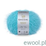 Włóczka Teddy Gazzal kolor 6557 niebieski