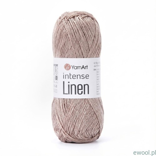Włóczka Intense Linen YarnArt kolor 4103 ciemny beż