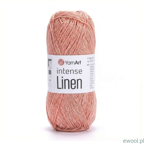 Włóczka Intense Linen YarnArt kolor4105 łososiowy