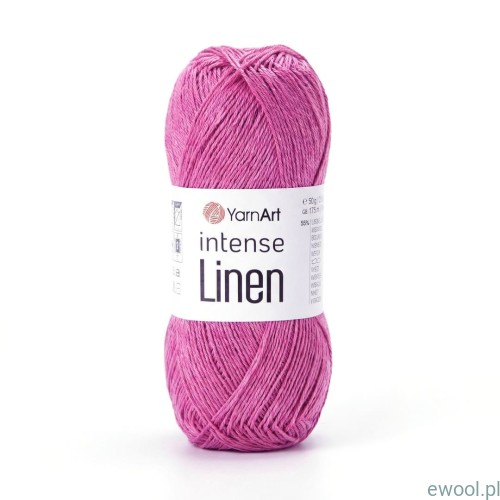 Włóczka Intense Linen YarnArt kolor 4108 różowy
