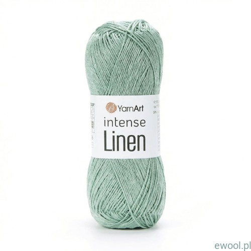 Włóczka Intense Linen YarnArt kolor 4122 miętowy