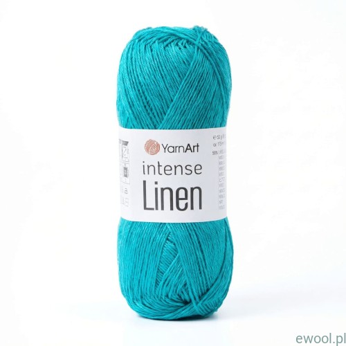 Włóczka Intense Linen YarnArt kolor 4129 morski
