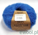 Włóczka Drops Brushed Alpaca Silk kolor 26 kobaltowy