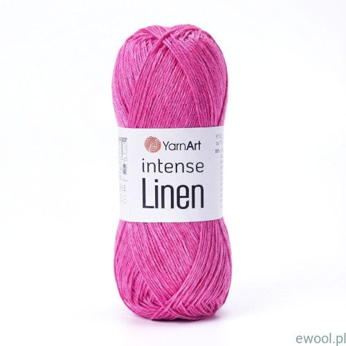 Włóczka Intense Linen YarnArt kolor 4107 różowy