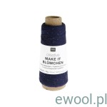 Włóczka Creative Make It Blumchen Rico Design kolor 015 ciemny granatowy