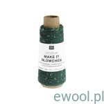 Włóczka Creative Make It Blumchen Rico Design kolor 017 ciemny zielony
