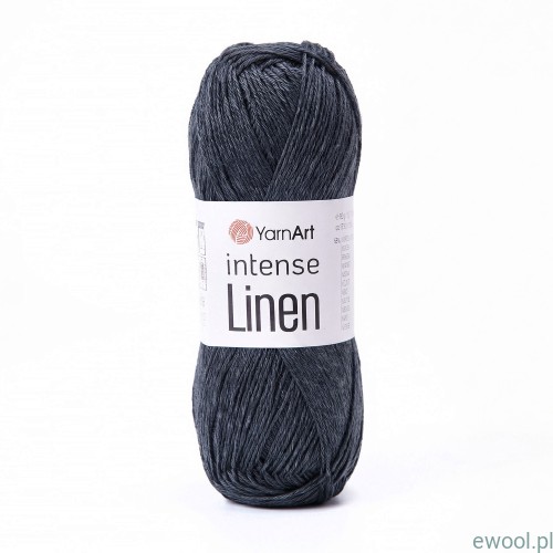 Włóczka Intense Linen YarnArt kolor 4134 antracyt