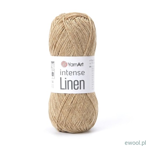 Włóczka Intense Linen YarnArt kolor 4104 beżowy
