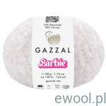 Włóczka Barbie Gazzal kolor 10700 złamana biel