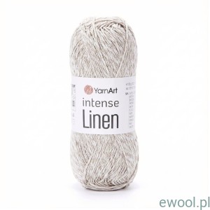 Włóczka Intense Linen YarnArt kolor 4100 lniany