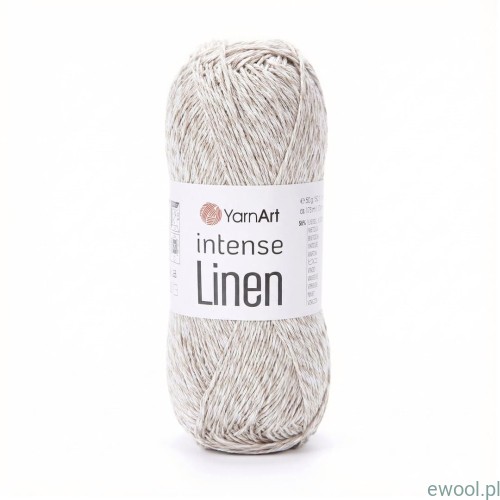 Włóczka Intense Linen YarnArt kolor 4100 lniany