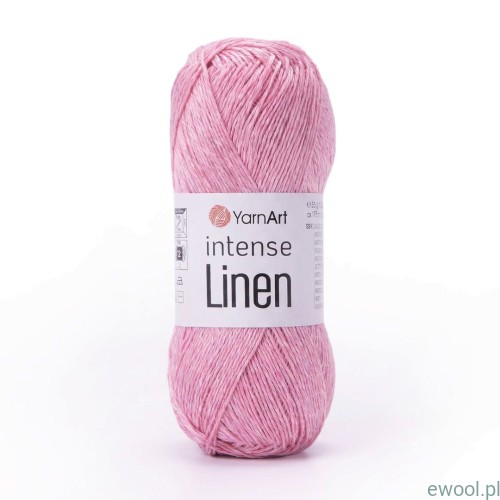 Włóczka Intense Linen YarnArt kolor 4109 jasny różowy