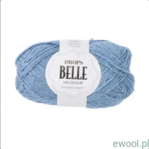 Wóczka Drops Belle Uni Colour kolor 15 dżins