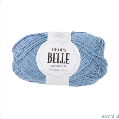 Wóczka Drops Belle Uni Colour kolor 15 dżins