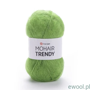 Włóczka Mohair Trendy kolor 137 zielony