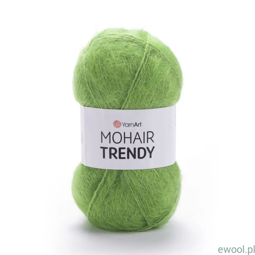 Włóczka Mohair Trendy kolor 137 zielony