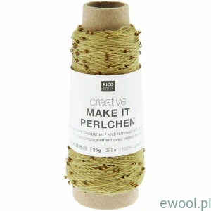Włóczka Creative Make it Perlchen Rico Design kolor 005 bursztyn