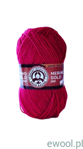 Włóczka Merino Gold 200 Madame Tricote Paris kolor 033 czerwony