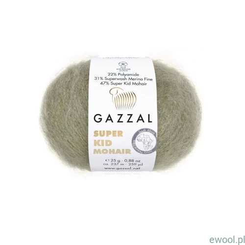 Włóczka Super Kid Mohair Gazzal kolor 64407
