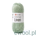 Włóczka Intense Linen YarnArt kolor 4123 szałwiowy