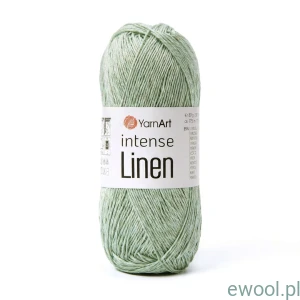 Włóczka Intense Linen YarnArt kolor 4123 szałwiowy