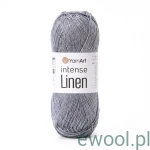 Włóczka Intense Linen YarnArt kolor 4132 szary