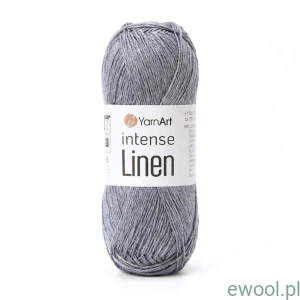 Włóczka Intense Linen YarnArt kolor 4132 szary
