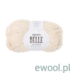 Wóczka Drops Belle Uni Colour kolor 02 ecru