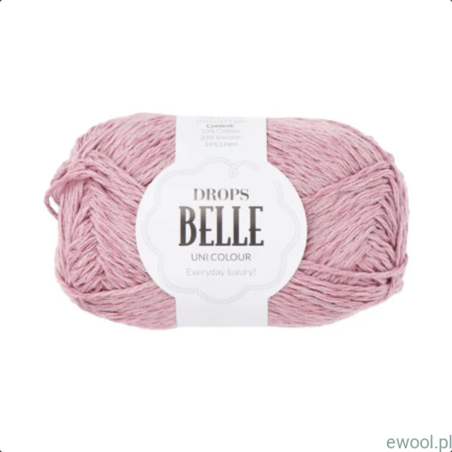 Wóczka Drops Belle Uni Colour kolor 16 malwa