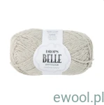 Wóczka Drops Belle Uni Colour kolor 23 krem miętowy