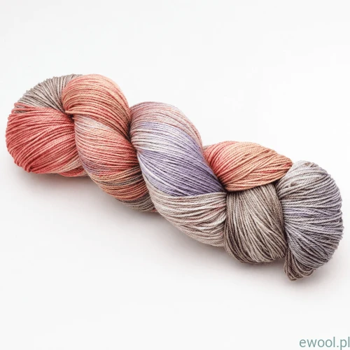 Włóczka ręcznie farbowana Merino Supersocky SW kolor 3344 Vintage Sunset