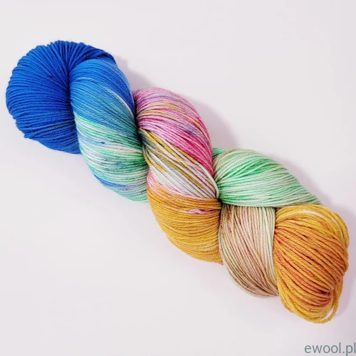 Włóczka ręcznie farbowana Supersocky Superwash kolor 3346 Paradise Flow