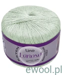 Włóczka Lino Lanoso kolor 919 jasna mięta 50g/175m