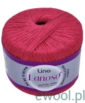 Włóczka Lino Lanoso kolor 938 koralowy 50g/175m