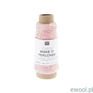 Włóczka Creative Make it Perlchen Rico Design kolor 002 różowy