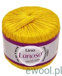 Włóczka Lino Lanoso kolor 913 żółty 50g/175m