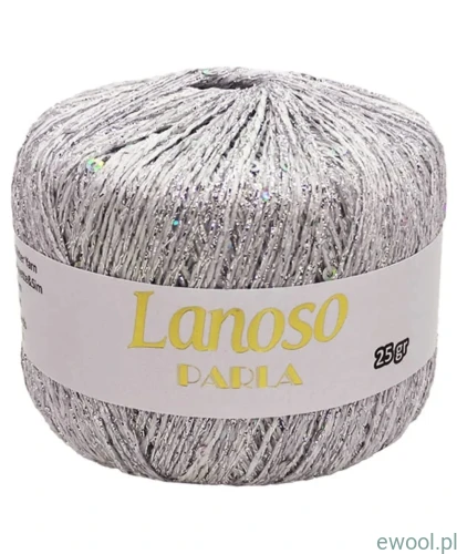 Włóczka Parla Lanoso kolor 5251 srebrny 25g/217m